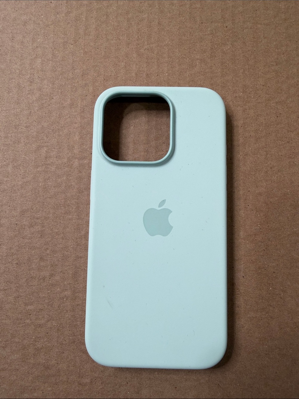 For iPhone 14 15 16e 16 17 Pro , Silicone Magnetic Apple Mint Green